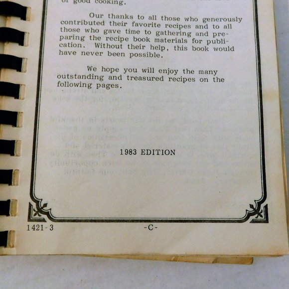 Our Favorite Recipes Cookbook Lutheran Womens Guild Milwaukie 1983 Spiral - Picture 5 of 11